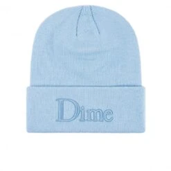 Dime Classic 3D Logo Beanie (Light Blue)