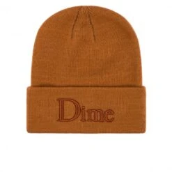 Dime Classic 3D Logo Beanie (Rust)