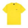 Dime Classic Small Logo Embroidered T-Shirt (Yellow) -Streetwear Store dime classic small logo embroidered t shirt yellow dimes7021yel cat