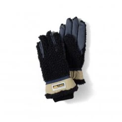 Elmer By Swany Wool Pile 5 Finger Gloves (Black)