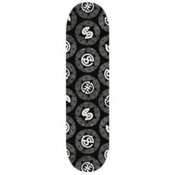 Evisen Skateboards Circle Syndicate Skateboard Deck 8.5" (Black)