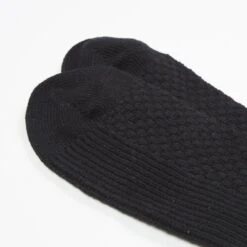 Folk Waffle Socks (Black) -Streetwear Store folk waffle socks black 12