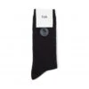 Folk Waffle Socks (Black) -Streetwear Store folk waffle socks black cat 1