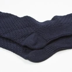 Folk Waffle Socks (Deep Navy) -Streetwear Store folk waffle socks deep navy 11