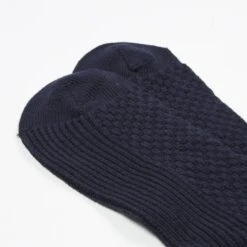 Folk Waffle Socks (Deep Navy) -Streetwear Store folk waffle socks deep navy 12