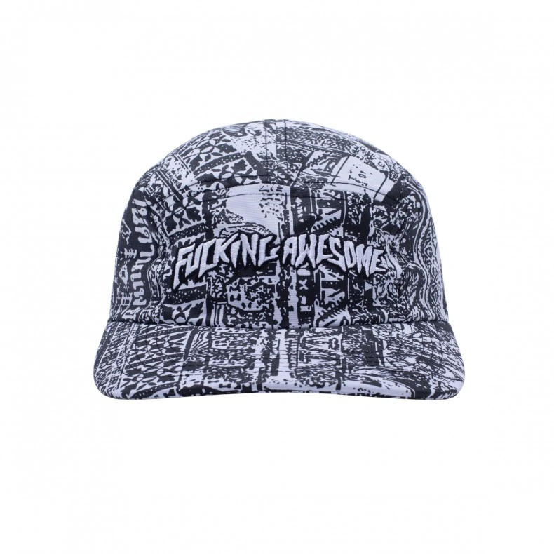 Fucking Awesome Acupuncture Volley Strapback (Black/Reflective 3M) 5 Fucking Awesome Acupuncture Volley Strapback (Black/Reflective 3M) - Image 3