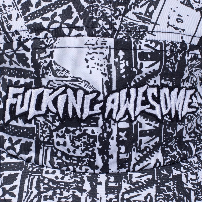 Fucking Awesome Acupuncture Volley Strapback (Black/Reflective 3M) 6 Fucking Awesome Acupuncture Volley Strapback (Black/Reflective 3M) - Image 4