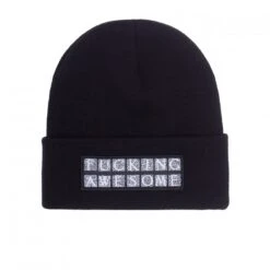 Fucking Awesome Hyrda Cuff Beanie (Black)