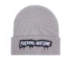 Fucking Awesome Velcro Stamp Beanie (Grey) -Streetwear Store fucking awesome velcro stamp beanie grey fa1360 gry cat