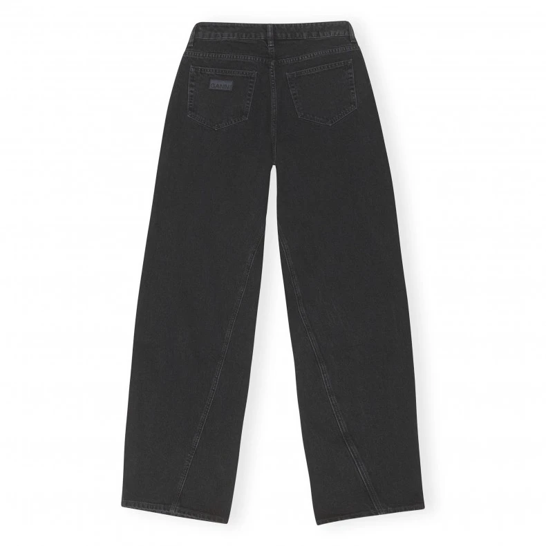 GANNI Rigid Denim Jozey (Washed Black/Black) 4 GANNI Rigid Denim Jozey (Washed Black/Black) - Image 2