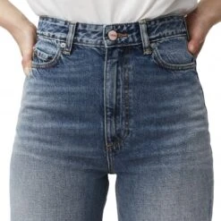 GANNI Rigid Denim Magny (Mid Blue Vintage) -Streetwear Store ganni rigid denim magny mid blue vintage j1034 567 0002 2