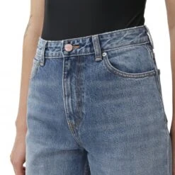 GANNI Rigid Denim Misy Cropped (Mid Blue Vintage) -Streetwear Store ganni rigid denim misy cropped mid blue vintage j1137 567 0002 2