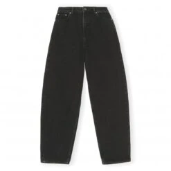 GANNI Rigid Denim Stary (Washed Black/Black)