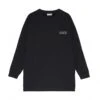 GANNI Software Isoli Oversized Crew Neck Sweatshirt (Black) -Streetwear Store ganni software isoli oversized crew neck sweatshirt black t2922 099 cat