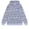GANNI Software Isoli Printed Oversized Pullover Hooded Sweatshirt (Heather) -Streetwear Store ganni software isoli printed oversized pullover hooded sweatshirt heather t3012 cat
