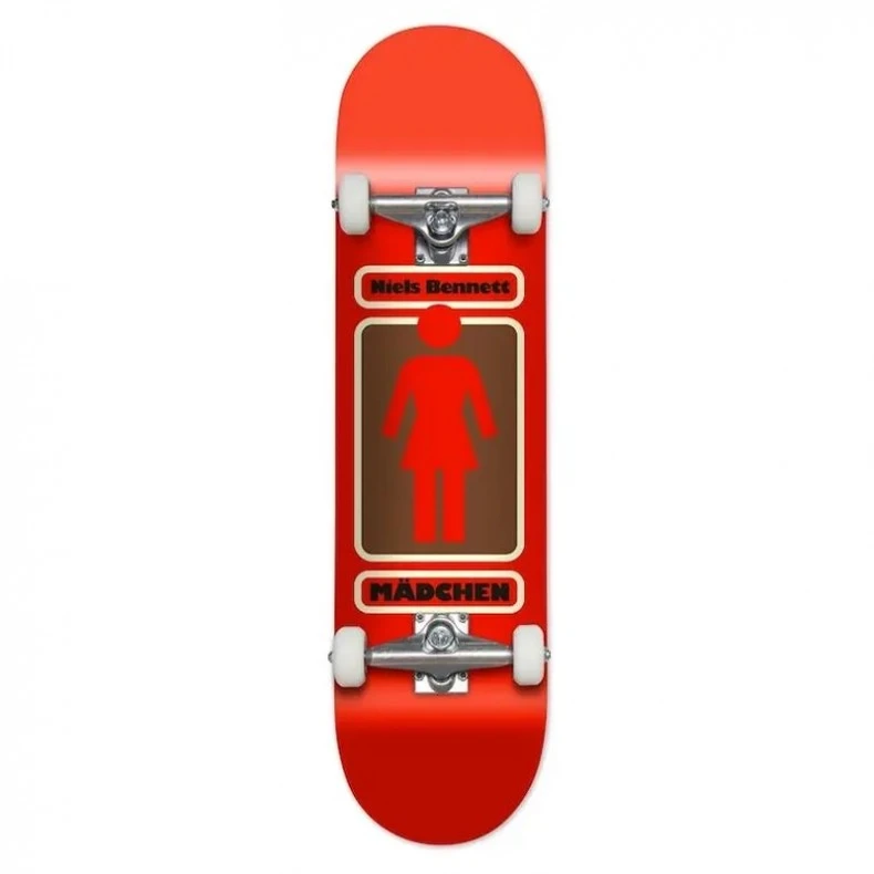 Girl Skateboard Co. 93 Til W41 Niels Bennett Complete Skateboard 8.25" 3 Girl Skateboard Co. 93 Til W41 Niels Bennett Complete Skateboard 8.25"
