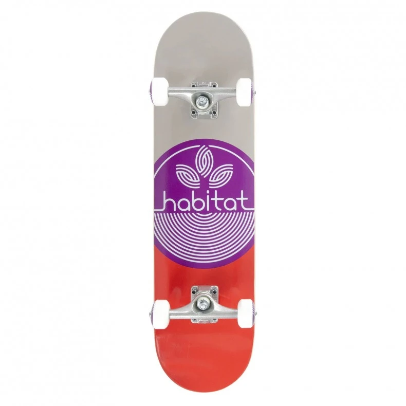 Habitat Leaf Dot Complete Skateboard 8.0" (Purple) 3 Habitat Leaf Dot Complete Skateboard 8.0" (Purple)