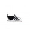 Infant Vans Checker Slip-On V (Black/True White) -Streetwear Store infant vans checker slip on v black true white vn0a2xslfb7 0000 cat