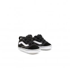 Infant Vans Old Skool Crib (Black/True White) -Streetwear Store infant vans old skool crib black true white 0003 3