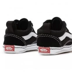 Infant Vans Old Skool Crib (Black/True White) -Streetwear Store infant vans old skool crib black true white 0004 4