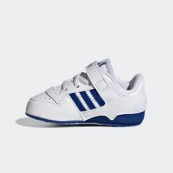 Kids' Adidas Originals Forum Low Crib (Footwear White/Royal Blue/Footwear White) -Streetwear Store kids adidas originals forum low crib footwear white royal blue footwear white gx5308 0002 2