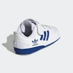 Kids' Adidas Originals Forum Low Crib (Footwear White/Royal Blue/Footwear White) -Streetwear Store kids adidas originals forum low crib footwear white royal blue footwear white gx5308 0004 4