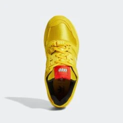 Kids' Adidas Originals X LEGO ZX 8000 J 'Bricks' (EQT Yellow/Footwear White/EQT Yellow) -Streetwear Store kids adidas originals x lego zx 8000 j bricks eqt yellow footwear white eqt yellow h04832 2
