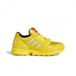 Kids' Adidas Originals X LEGO ZX 8000 J 'Bricks' (EQT Yellow/Footwear White/EQT Yellow)