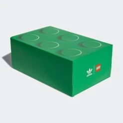 Kids' Adidas Originals X LEGO ZX 8000 J 'Bricks' (Green/Footwear White/Green) -Streetwear Store kids adidas originals x lego zx 8000 j bricks green footwear white green 2