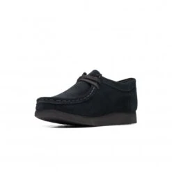 Kids' Clarks Originals Wallabee (Black Suede) -Streetwear Store kids clarks originals wallabee black suede 26168038 0003 3