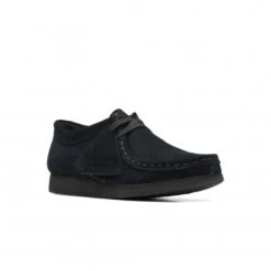 Kids' Clarks Originals Wallabee (Black Suede) -Streetwear Store kids clarks originals wallabee black suede 26168038 0004 4