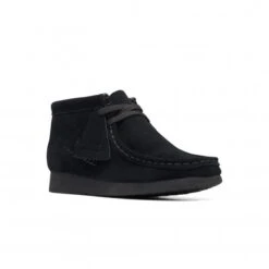 Kids' Clarks Originals Wallabee Boot (Black Suede) 13 Kids' Clarks Originals Wallabee Boot (Black Suede) -Streetwear Store kids clarks originals wallabee boot black suede 26168044 0004 4