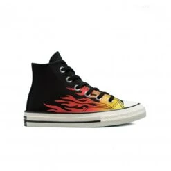Kids' Converse All Star Chuck Taylor 70 Hi 'Archive Prints' (Black/Enamel Red/Egret)