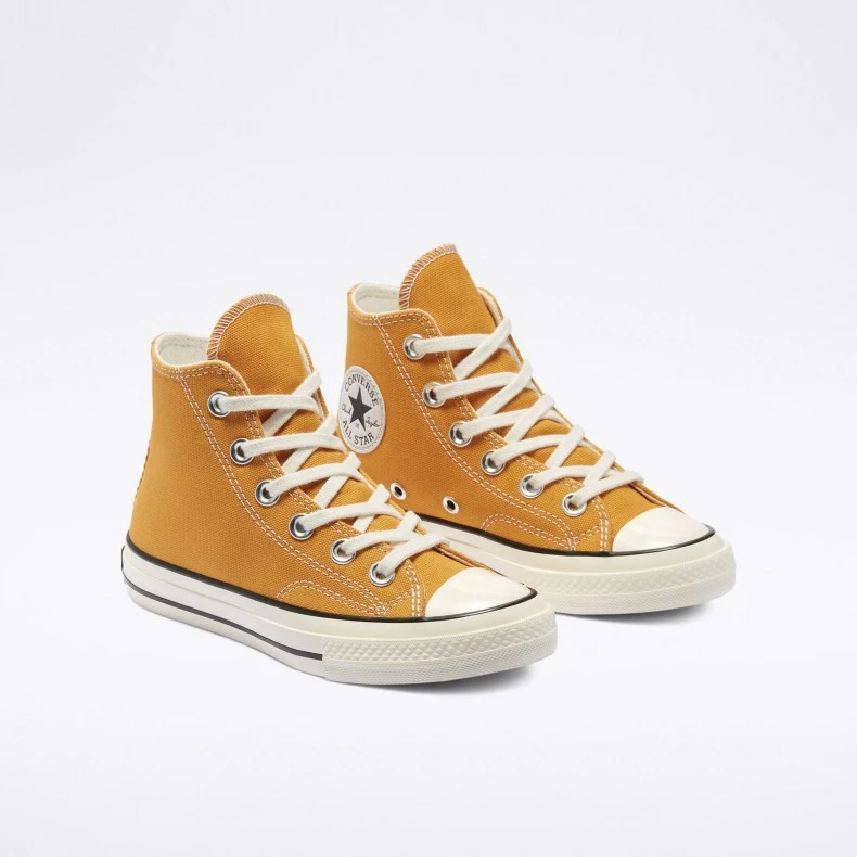 Kids' Converse All Star Chuck Taylor 70 Hi 'Vintage Canvas' (Sunflower/Black/Egret) 6 Kids' Converse All Star Chuck Taylor 70 Hi 'Vintage Canvas' (Sunflower/Black/Egret) - Image 4