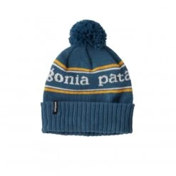 Kids' Patagonia Powder Town Beanie (Park Stripe Knit: Wavy Blue)
