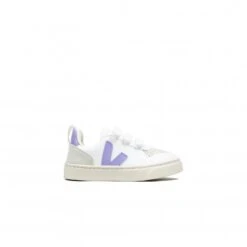 Kids' Véja V-10 Velcro CWL (White/Lavande)