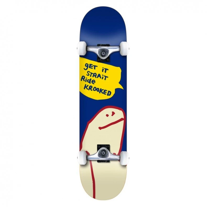 Krooked OG Shmoo MD Complete Skateboard 7.75" (Blue) 3 Krooked OG Shmoo MD Complete Skateboard 7.75" (Blue)