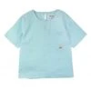 L.F.Markey Basic Linen T-Shirt (Aqua) -Streetwear Store l f markey basic linen t shirt aqua basictee607 0000 cat