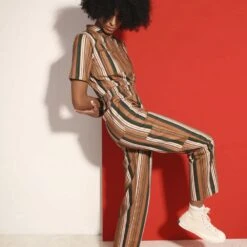 L.F.Markey Danny Boilersuit (90s Stripe) -Streetwear Store l f markey danny boilersuit 90s stripe danny90s683 0002 2