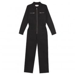 L.F.Markey Danny Long Sleeve Boilersuit (Black)