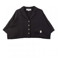 L.F.Markey Maxim Linen Shirt (Black)