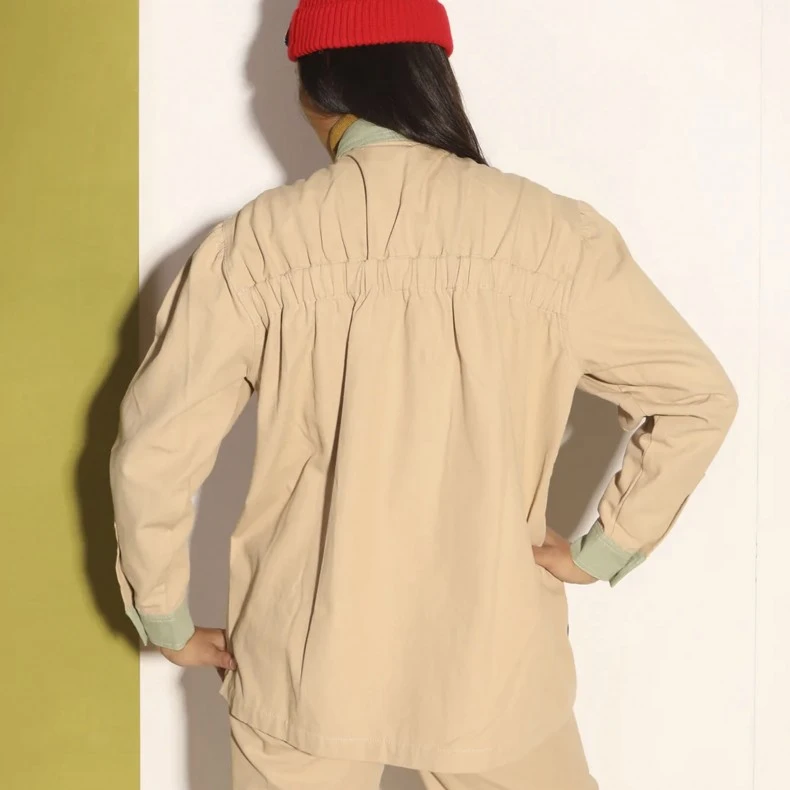 L.F.Markey Puff Sleeve Chore Coat (Brights) 4 L.F.Markey Puff Sleeve Chore Coat (Brights) - Image 2