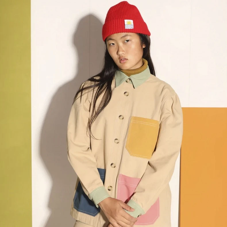 L.F.Markey Puff Sleeve Chore Coat (Brights) 5 L.F.Markey Puff Sleeve Chore Coat (Brights) - Image 3