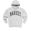 Market Puff Arc Pullover Hooded Sweatshirt (Ash) -Streetwear Store market puff arc pullover hooded sweatshirt ash 397000194 ash cat