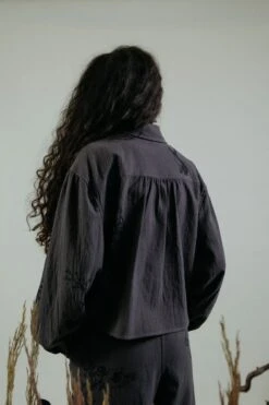 Meadows Eulalia Shirt (Charcoal) -Streetwear Store meadows eulalia shirt charcoal 0002 3