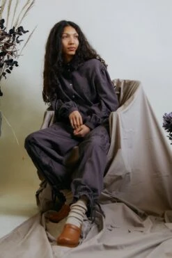 Meadows Hedera Trousers (Charcoal) -Streetwear Store meadows hedera trousers charcoal hedera3378 0000 5