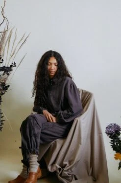 Meadows Hedera Trousers (Charcoal) -Streetwear Store meadows hedera trousers charcoal hedera3378 0002 7