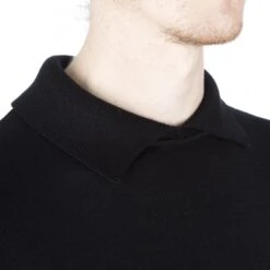 MHL By Margaret Howell High Collar Jumper (Black) -Streetwear Store mhl by margaret howell high collar jumper black 5