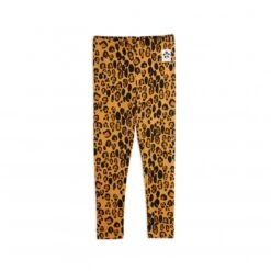 Mini Rodini Basic Leopard Leggings (Beige)