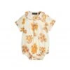 Mini Rodini Flowers Woven Bodysuit (Beige) -Streetwear Store mini rodini flowers woven bodysuit beige 2224010313 cat